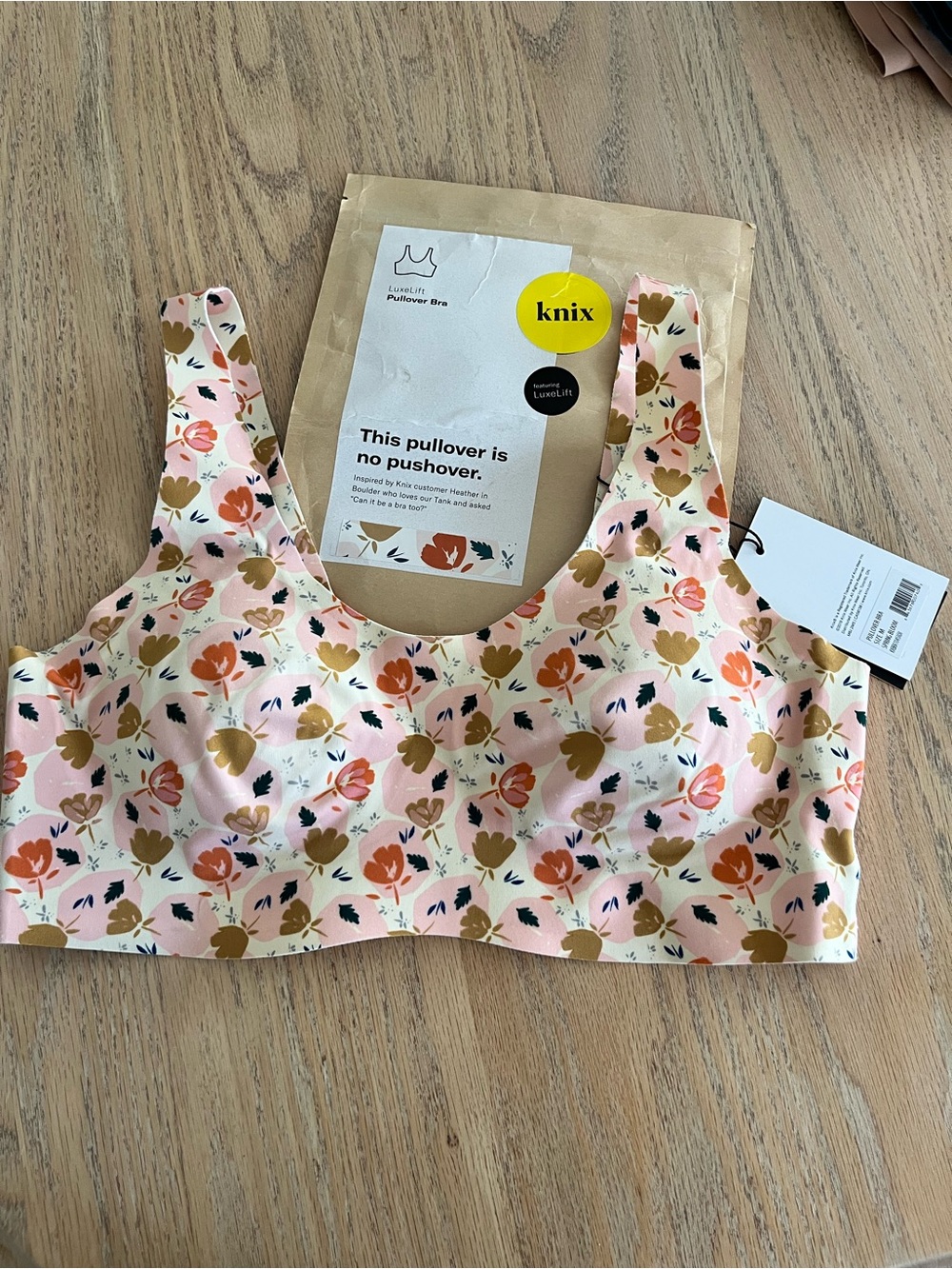 Knix Floral Pullover Bra
